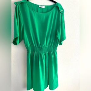 Green Calvin Klein dress size 10 like new
